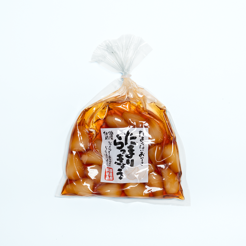 Rakkyo pickled in tamari soy sauce
